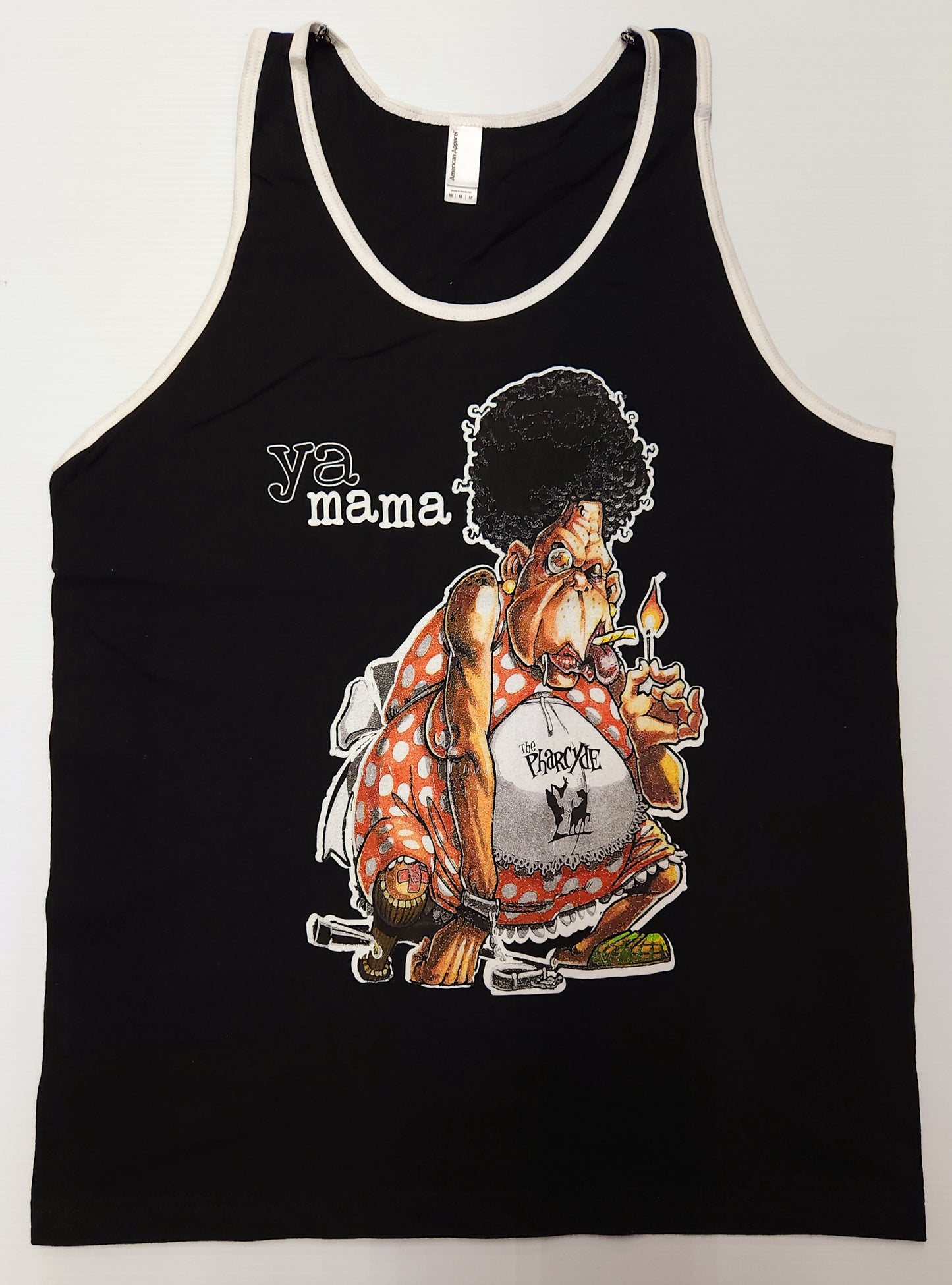 The Pharcyde Ya Mama Black Tak Top w/ White Trim