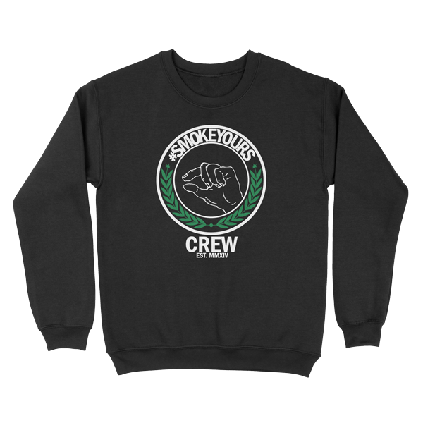 Smoke Yours Black Crewneck